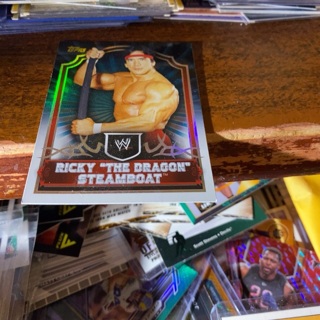 2011 topps wwe classic Ricky “The dragon" steamboat wrestling card 