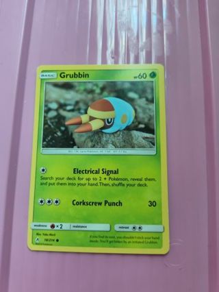 Grubbin Pokemon Card