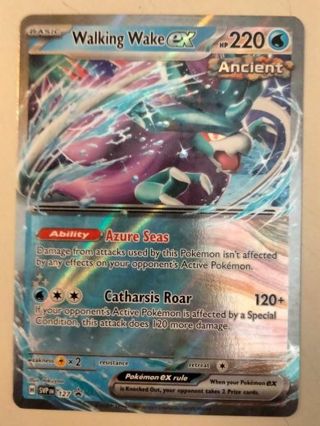 Walking wake ex 127 rare holo promo NM Pokemon