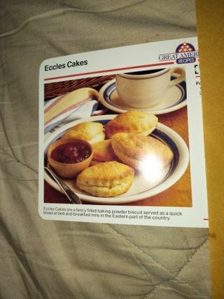 Recipe Card for Eccles Cakes