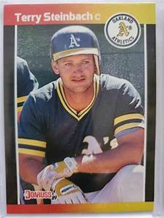 Terry Steinbach 1989 Donruss Oakland Athletics