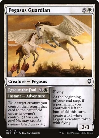 PEGASUS GUARDIAN  mtg NM-M Commander Legends Baldurs Gate 4 Common