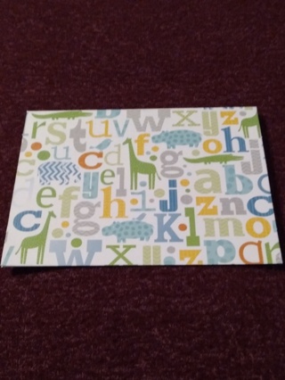 Alphabet Notecard & Envelope