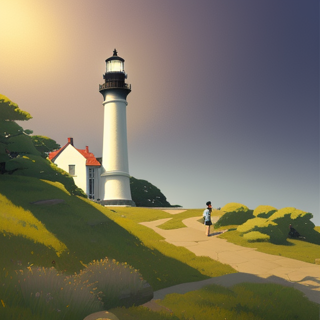 Listia Digital Collectible: Point Cabrillo Lighthouse