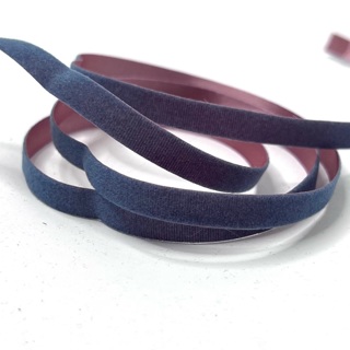 French Blue Velvette 1/4” Wide Ribbon 