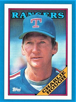 Charlie Hough 1988 Topps Texas Rangers