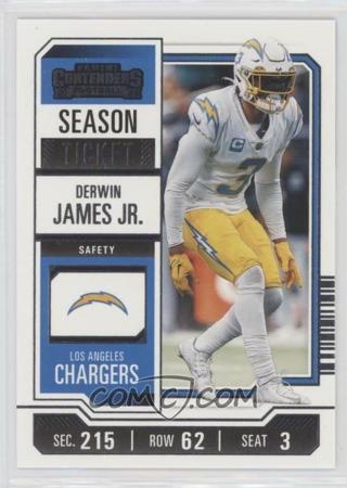 2023 Panini Contenders - [Base] - Retail #57 - Season Ticket - Derwin James Jr.