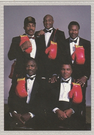 1991 All World Boxing Cards #51 Checklist #2