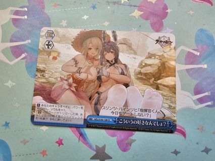 Japanese Weiss Schwarz anime card