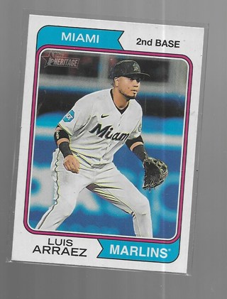 2023 TOPPS LUIS ARRAEZ #615