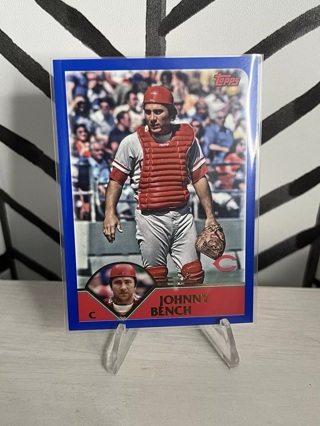 2023 Topps Archive Johnny Bench Blue Parallel