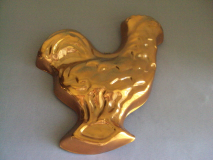 Copper Rooster Jello Wall Hanging
