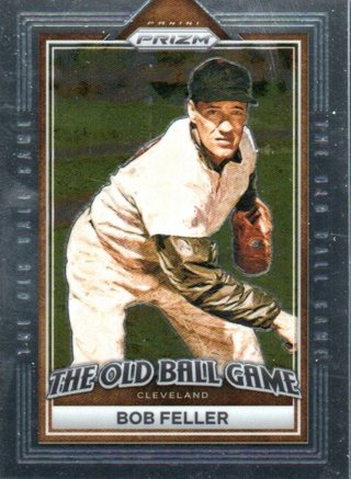 2023 Panini Prizm Bob Feller Old Ball Game Insert