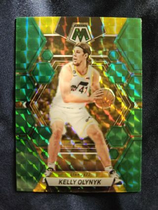 2022-23 Panini Mosaic Green Prizm Kelly Olynyk