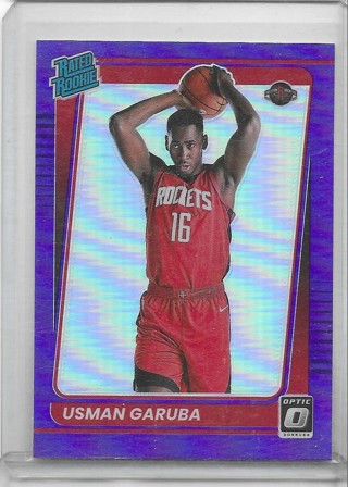 Usman Garuba 2021-22 Optic Purple #188