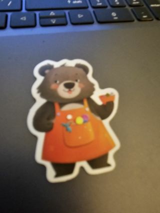 Bear sticker 5.41 cm/2.1 inch