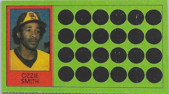 1981 Topps Scratchoffs #68 Ozzie Smith San Diego Padres