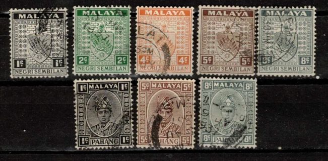 Malaya Negri Pahang Old Stamps