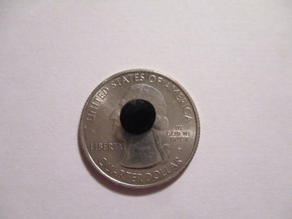 1.5 ct Round cut Black Onyx