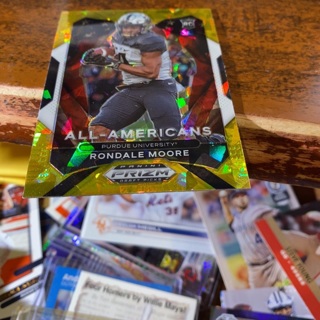 2021 panini prizm draft picks cracked ice all-Americans rondale Moore rookie football card 