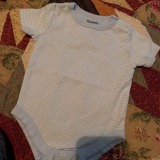 1 Used. 3-6 months old onesie