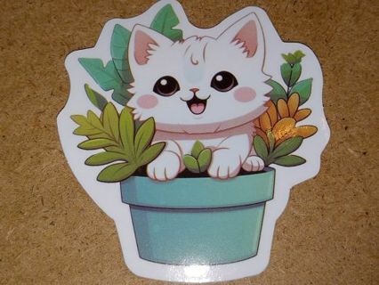 Adorable nice one vinyl sticker no refunds regular mail only Very nice quality!