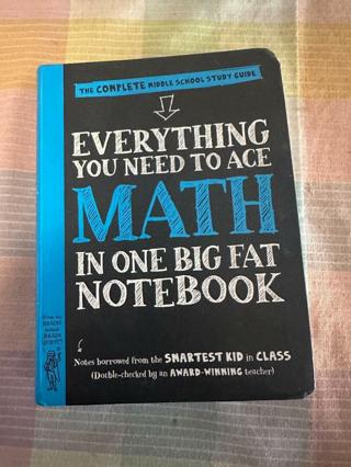 Everything you Need to Ace Math in one Book
