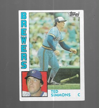 1984 TOPPS TED SIMMONS #630