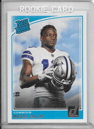 Michael Gallup 2018 Donruss #324 Rated Rookie 