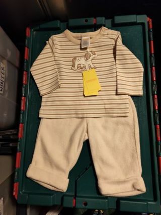 New with tags Gymboree 3/6m 2 Piece Set.