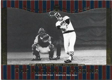 2001 UPPER DECK CARLTON FISK HALL OF FAMERS CARD