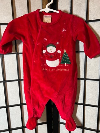 Preloved Baby's First Christmas Outfit 3 Months