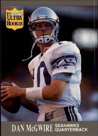 Tradingcard - NFL - 1991 Ultra Update #U-91 - Dan McGwire ROO - Seattle Seahawks