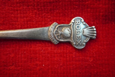 Antique Rolex Bucherer of Switzerland markedCB 6.9m (6.9 Grams of Silver) Collectable Spoon.