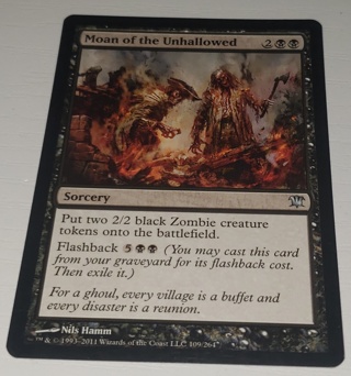 MTG ✨ Moan of the Unhallowed - (U) 109/264 Innistrad (ISD) ✨ Magic the Gathering (2011)