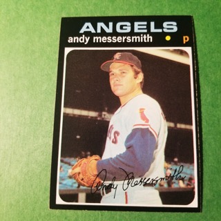 1971 Topps Vintage Baseball Card # 15 - ANDY MESSERSMITH - ANGELS - NRMT/MT