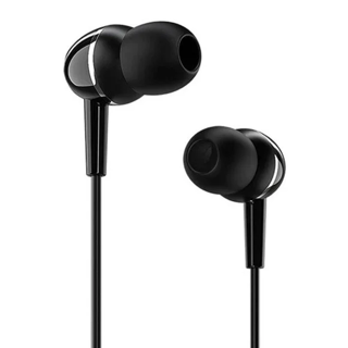 BRAND NEW Headphones 3.5mm Earbuds Audio Listening Device - (Black)