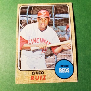 1968 - TOPPS BASEBALL CARD NO. 213 - CHICO RUIZ - REDS