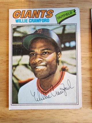 77 Topps Willie Crawford #642