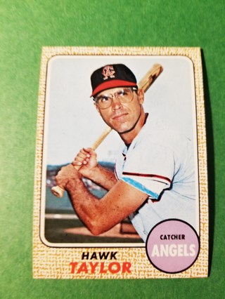    1968 - TOPPS EXMT - NRMT BASEBALL - CARD NO. 52 - HAWK TAYLOR - ANGELS