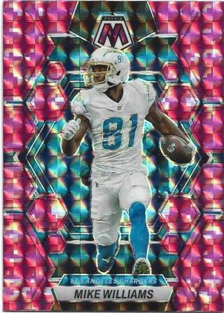 2023 MOSAIC MIKE WILLIAMS PINK PRIZM REFRACTOR CARD