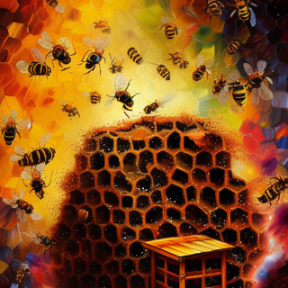 Listia Digital Collectible: Bees at Work