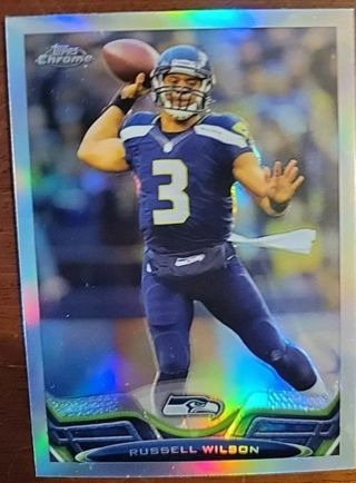 2013 Topps Chrome Russell Wilson Refractor