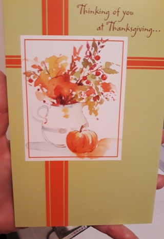 Thanksgiving Card with Envelope