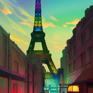 Listia Digital Collectible: Stunning View Of The Eiffel Tower