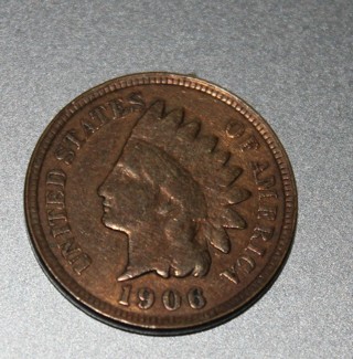 1906 Indian Head Penny Cent United States
