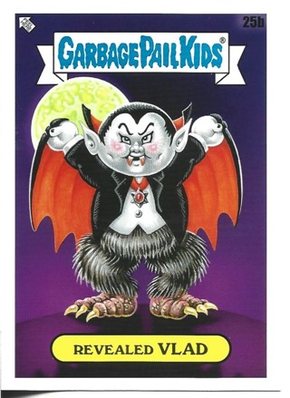 Brand New 2022 Topps Garbage Pail Kids Revealed Vlad Sticker From the Book worms Set 