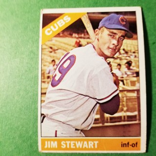 1966 - TOPPS BASEBALL CARD NO. 63 - JIM STEWART - CUBS