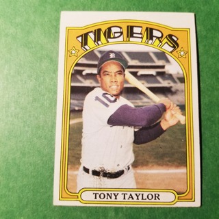 1972 - TOPPS BASEBALL CARD NO. 511 - TONY TAYLOR - TIGERS