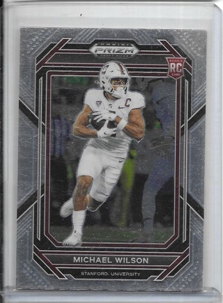 Michael Wilson 2023 Prizm Draft #147 Rookie Card